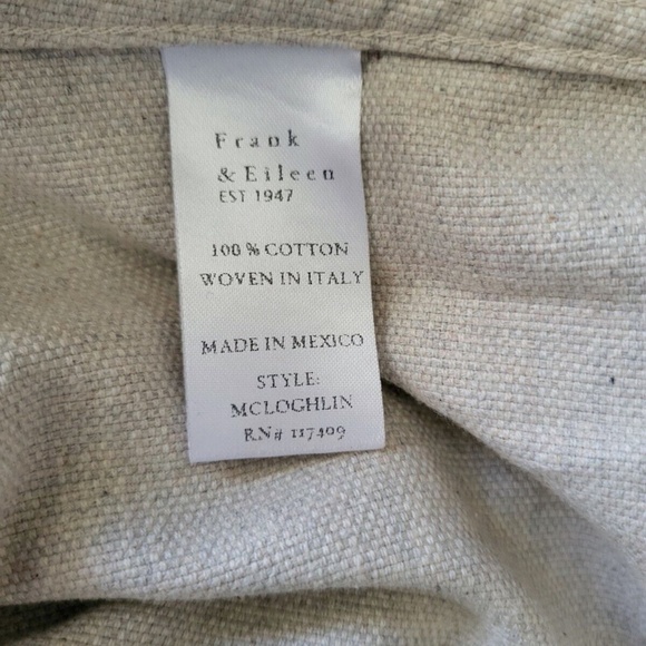 Unworn Frank & Eileen McLoghlin Shirt Jacket in Natural Shacket - Picture 12 of 12